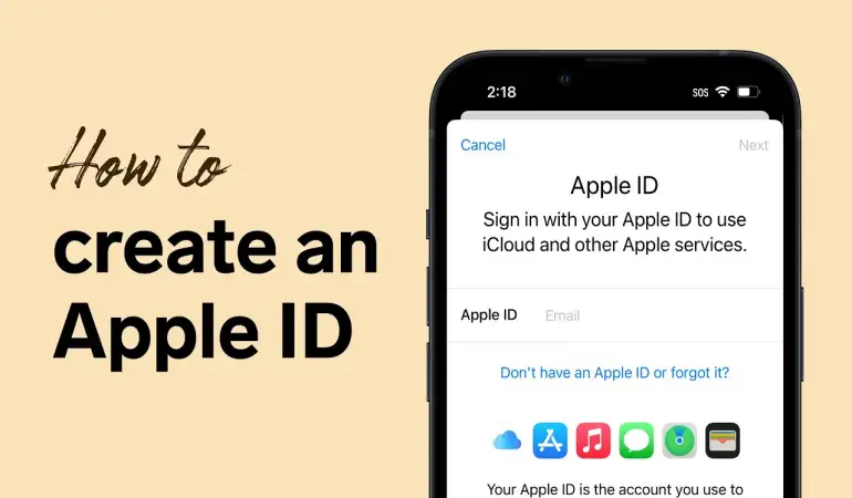 Create iCloud Account