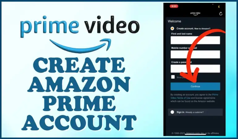 Create Amazon Prime Account