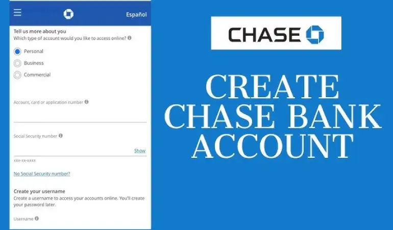 Create Chase Bank Account